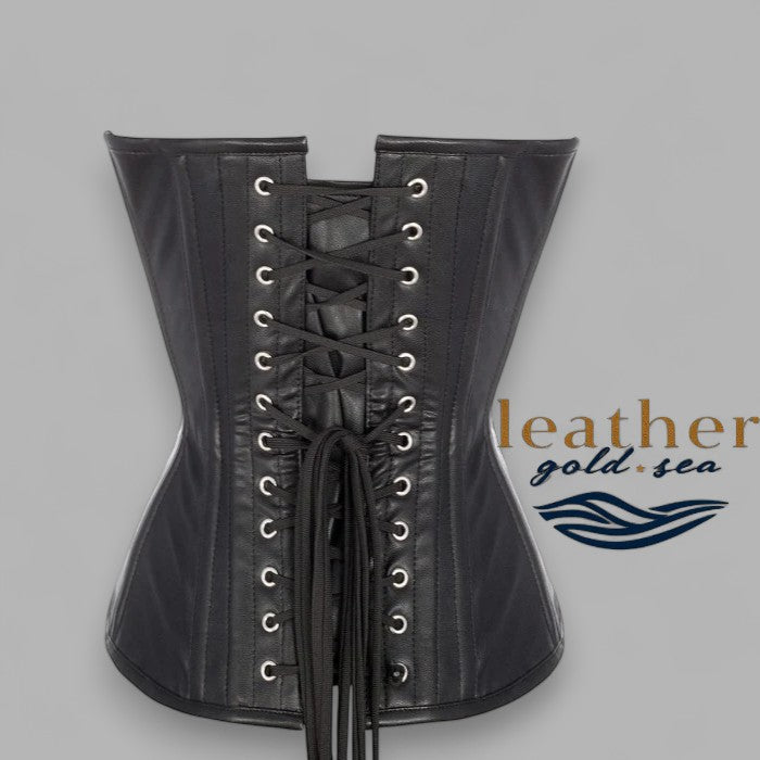 women's leather corset