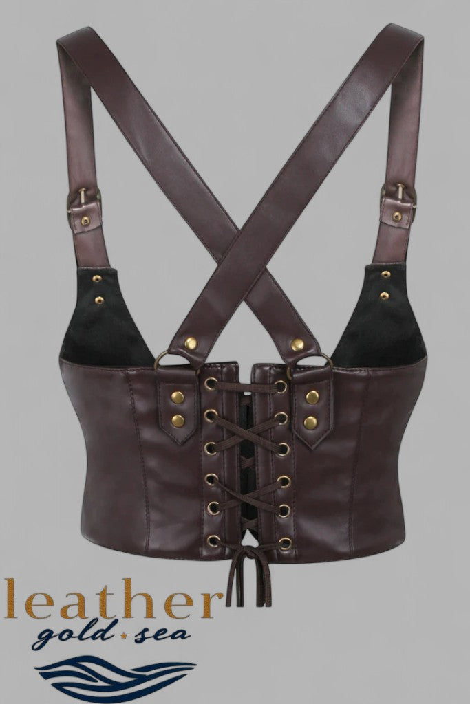 leather corset lingerie