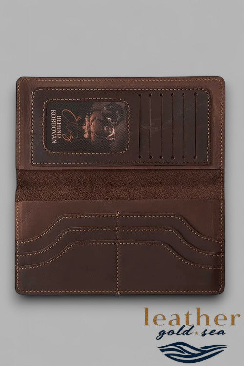 cow leather wallet