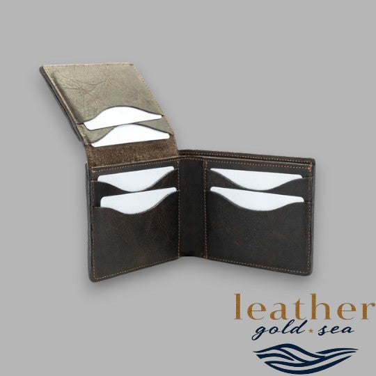 cow leather wallet