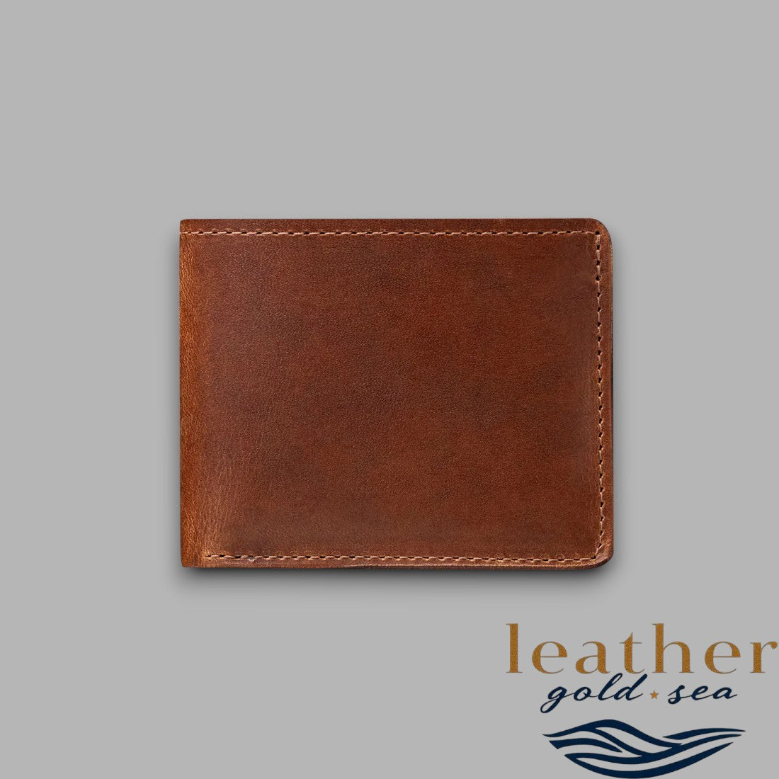 Cowhide Leather Wallet – Brown Genuine leather