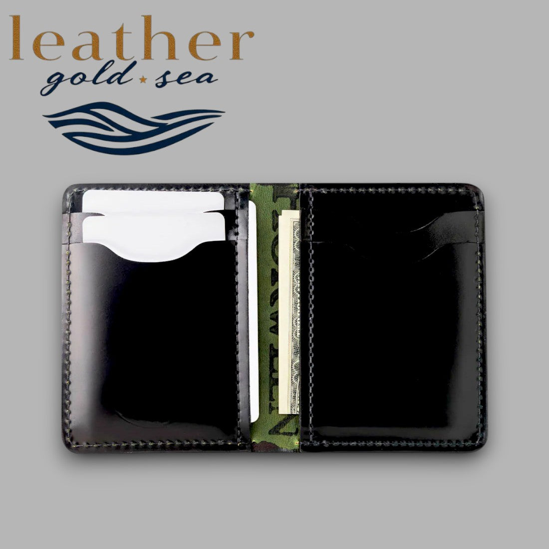 cow leather wallet