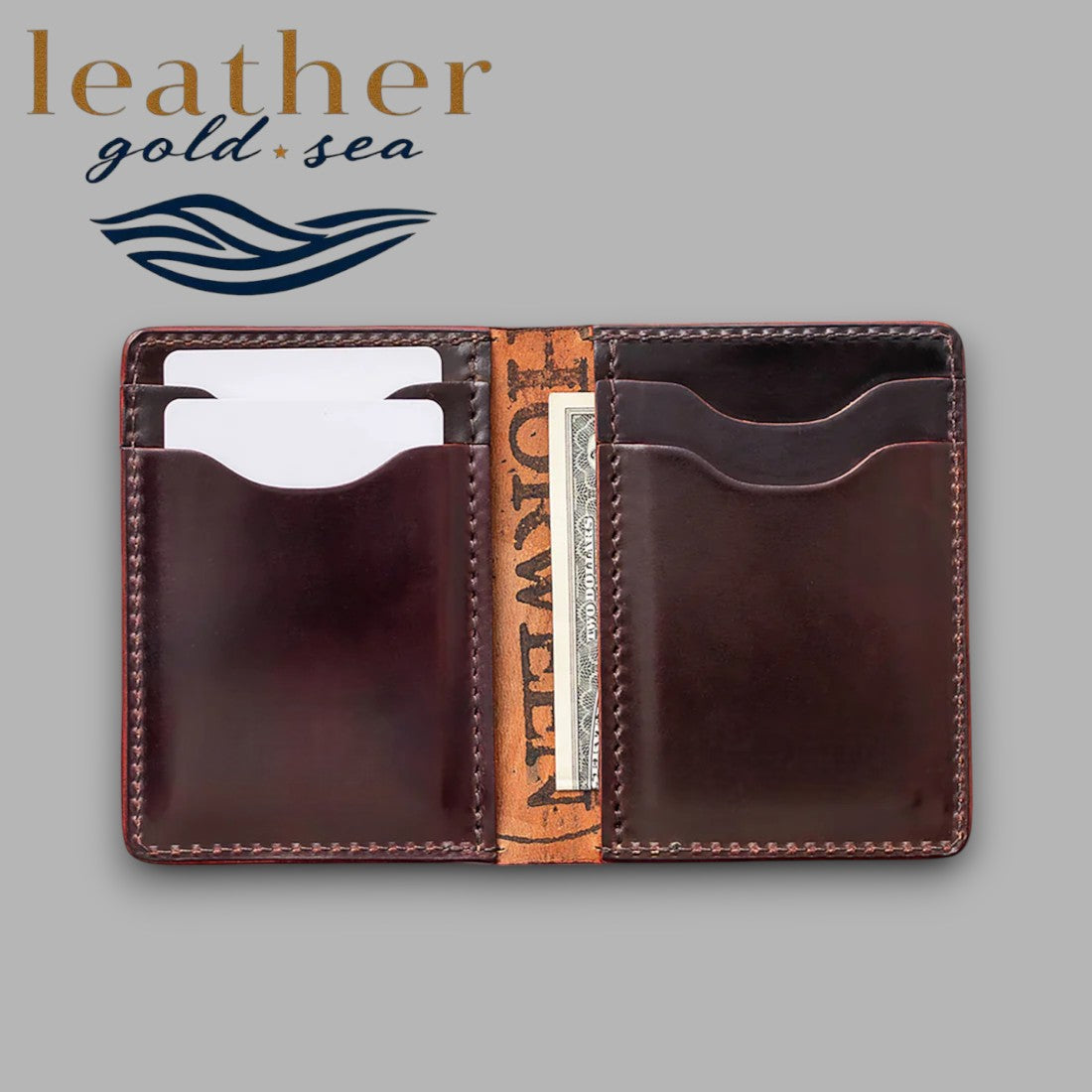 french leather wallet