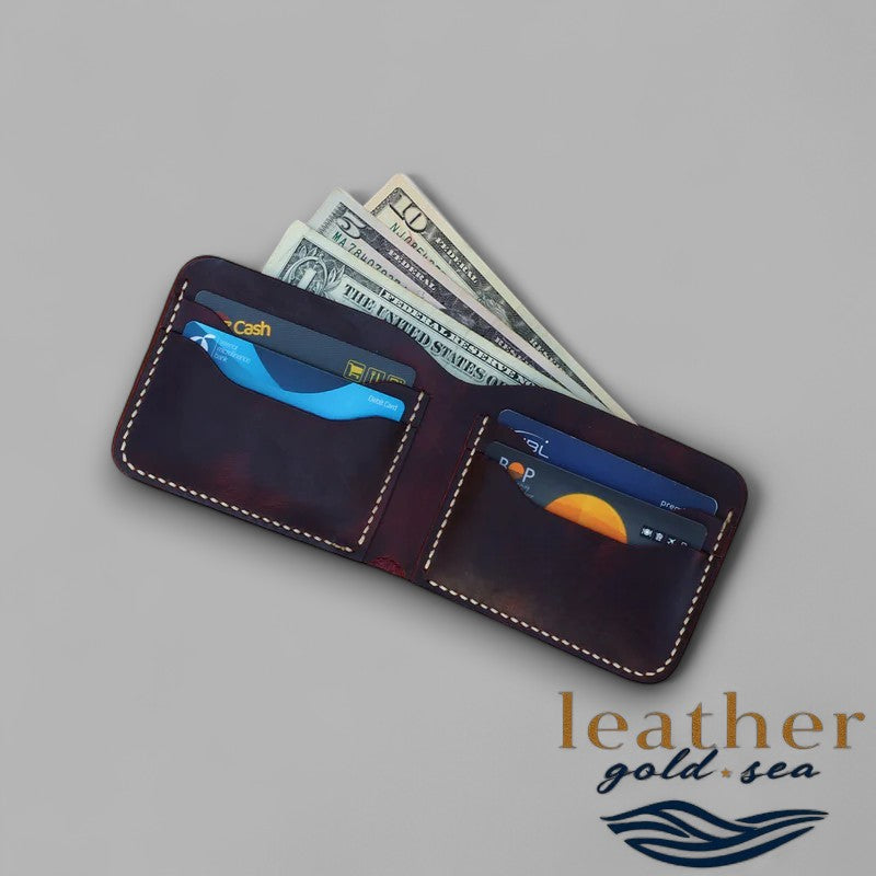 amish leather wallets