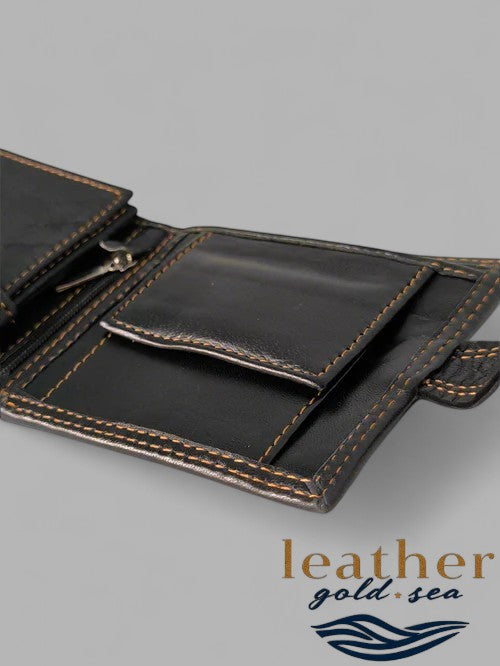 brown leather wallet