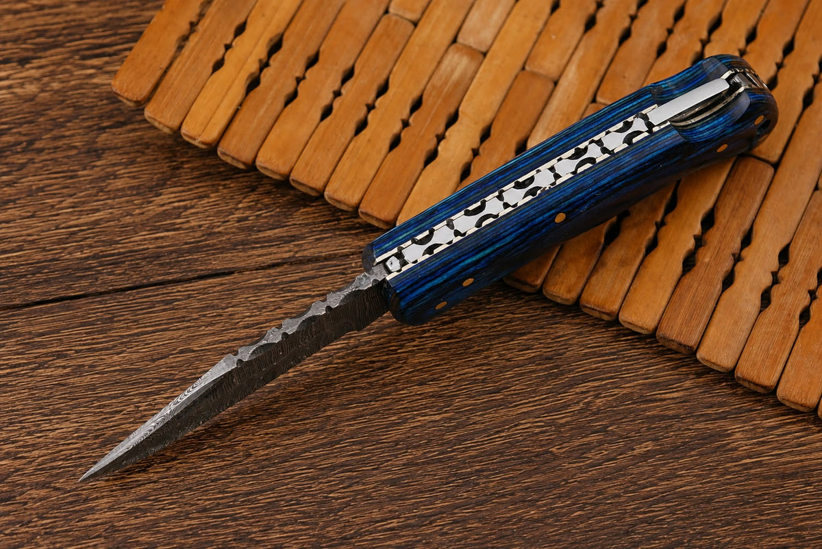 Damascus Steel Knife Pocket