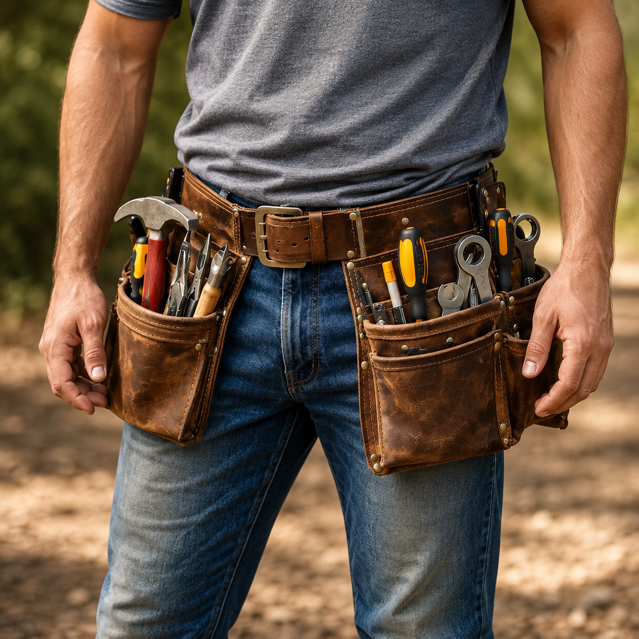 Leather Tool Belt – Top Quality Handmade Work Belts