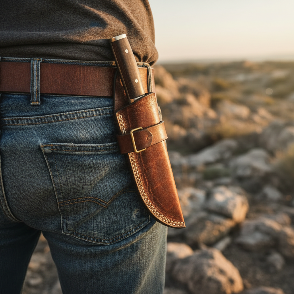 Leather Knife Sheath – Handmade Genuine Leather Sheaths