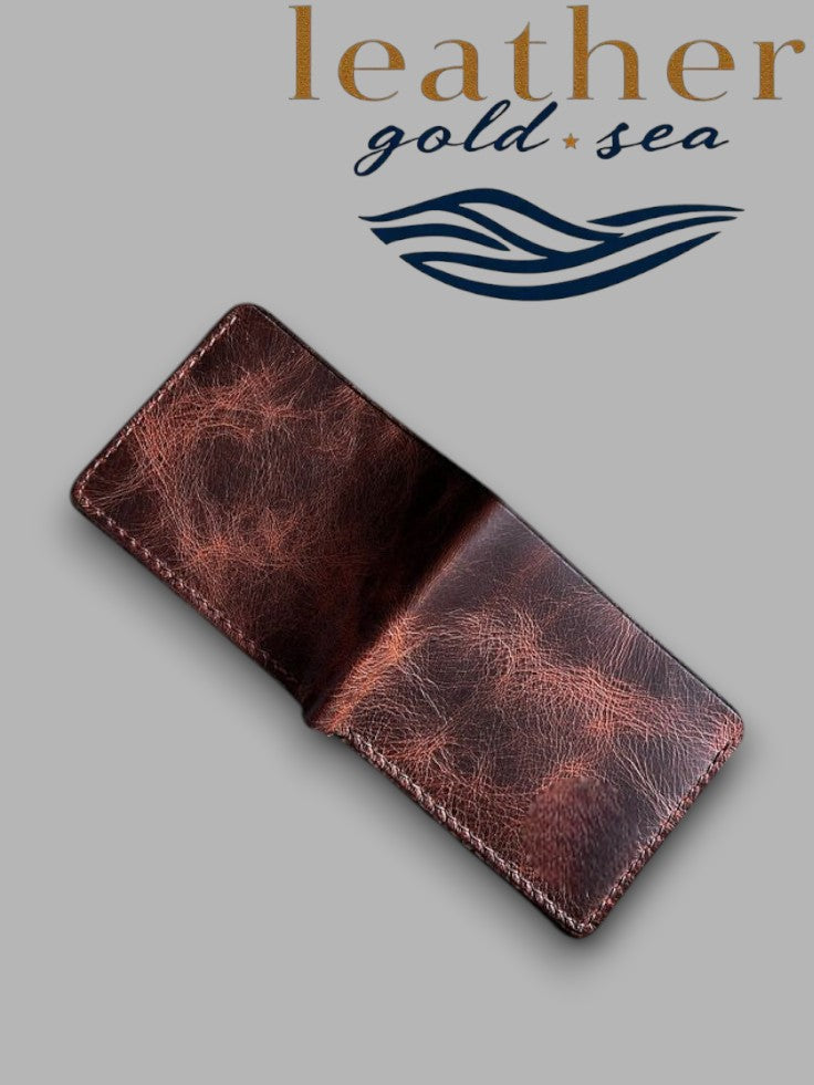 bifold leather wallet