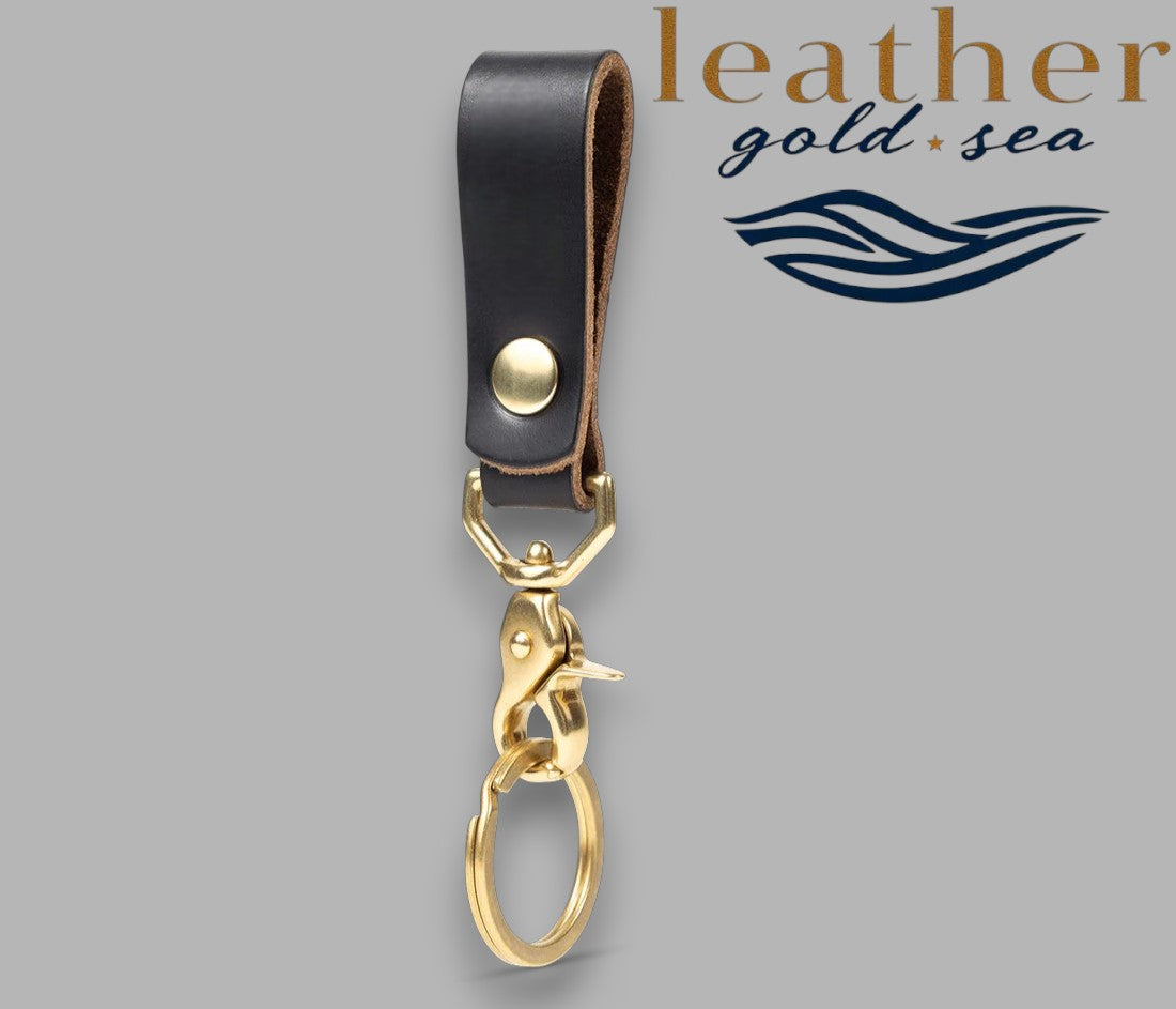 key fob keychain leather​

