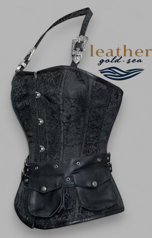 leather corset