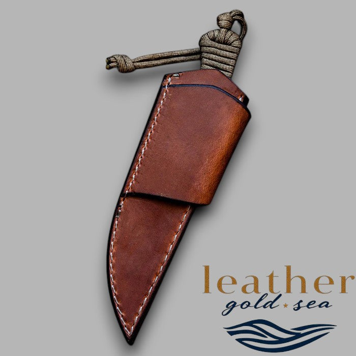 leather knife sheath horzontal