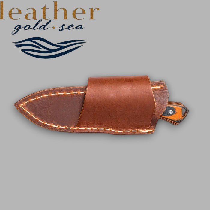 leather horizontal knife sheath