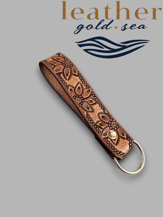 leather western keychains