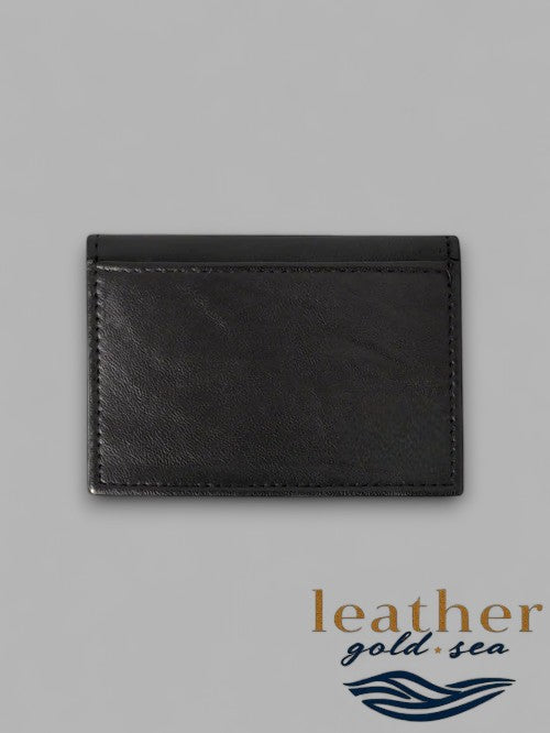 black and red leather wallet