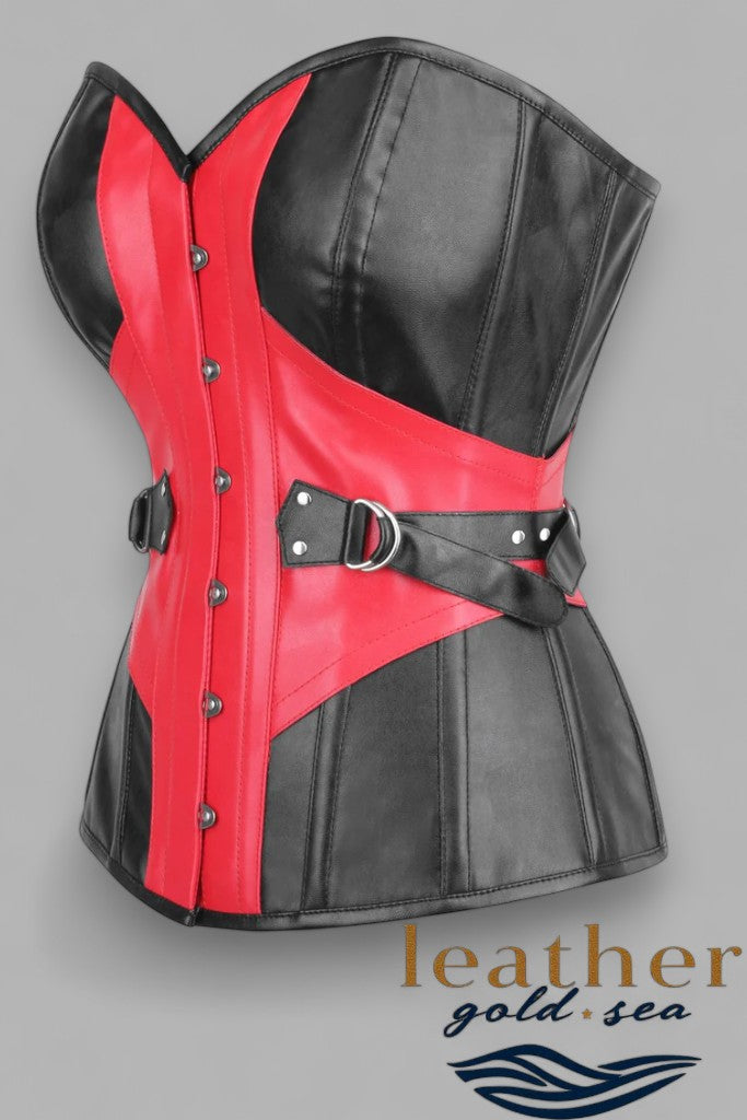 leather waist corset