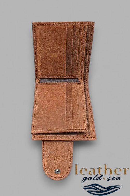 wallet with zipper for men
