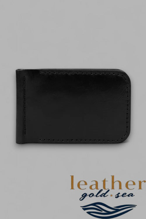 black and red leather wallet