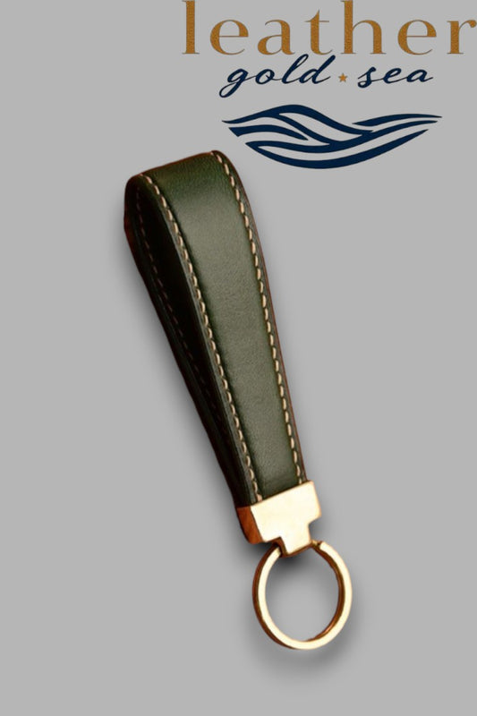 leather keychain