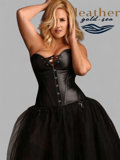 corset leather belt