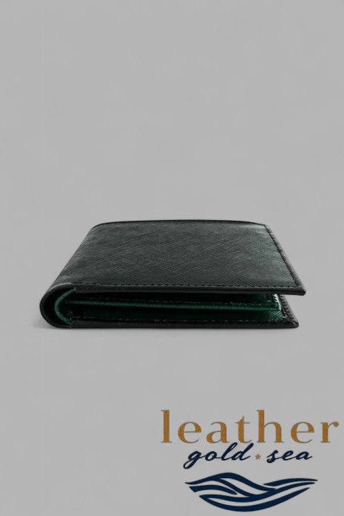 black and red leather wallets