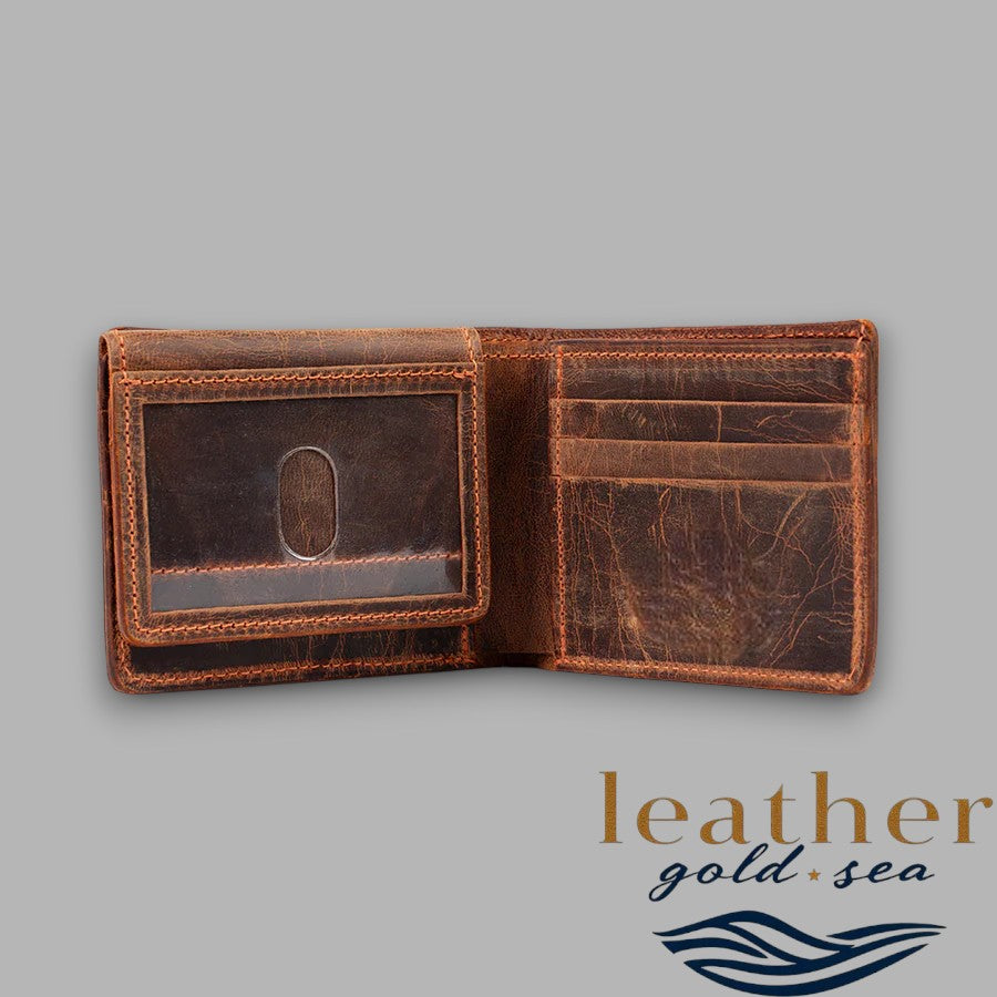 custom tooled leather wallets