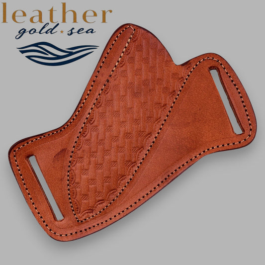 leather knife belt sheath