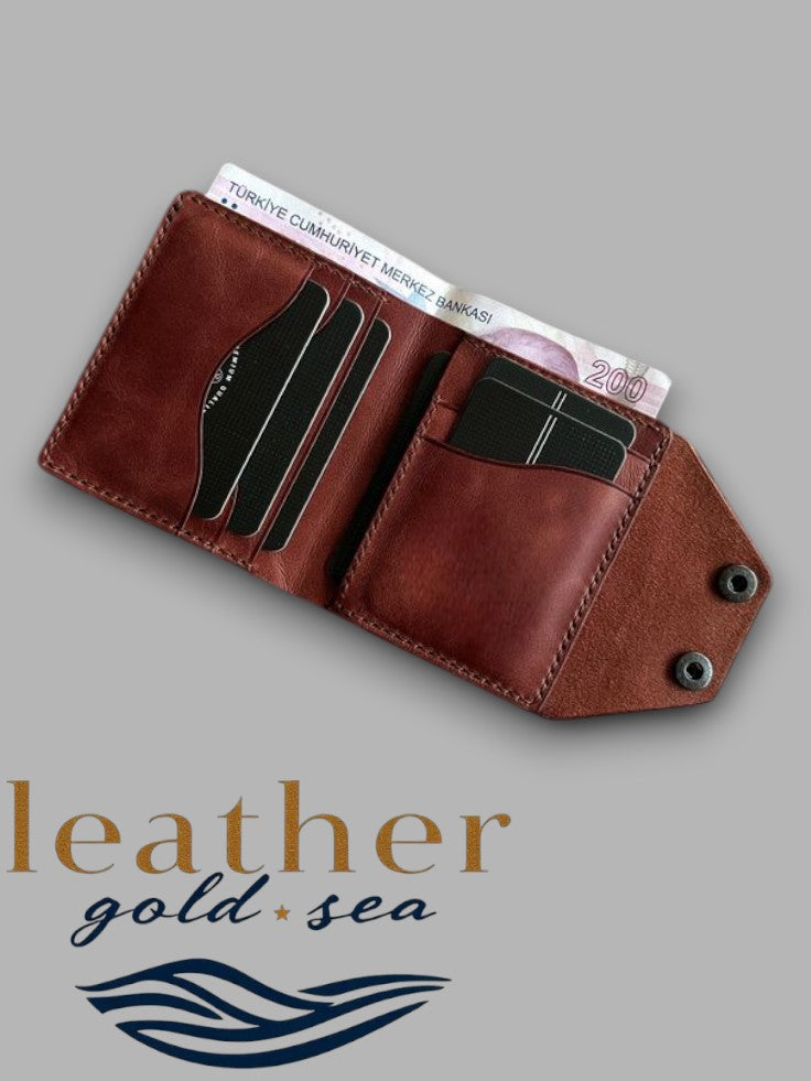 amish leather wallets