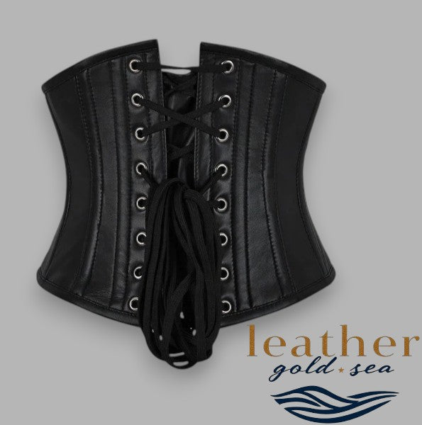 steel boned underbust corset
