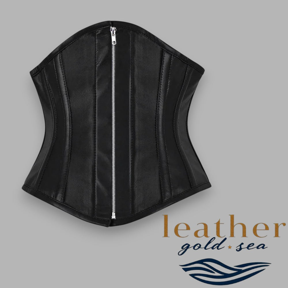 leather corset belt
