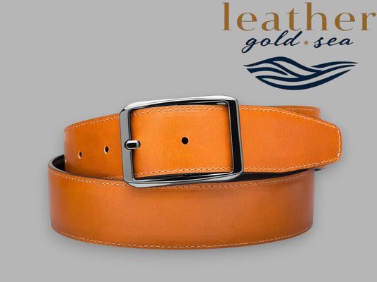 tooled leather belt