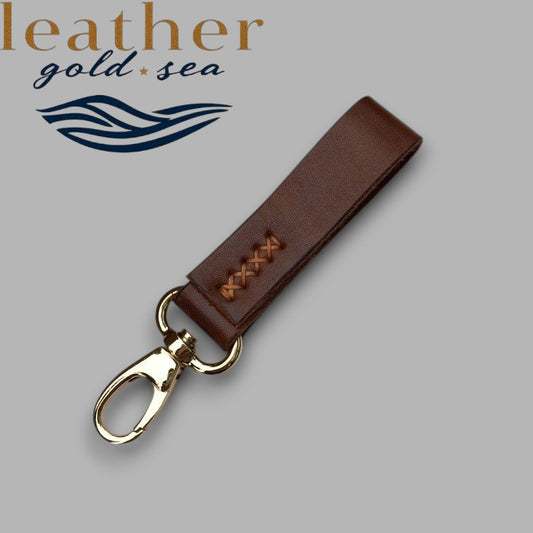 leather keychain carabiner