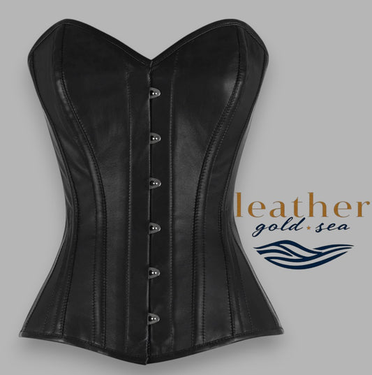 black corset overbust
