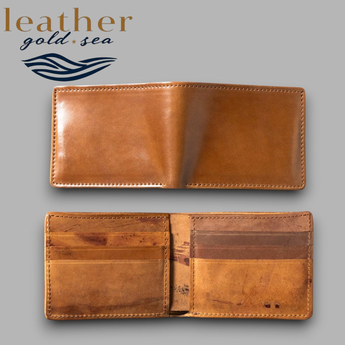 cowhide wallet mens