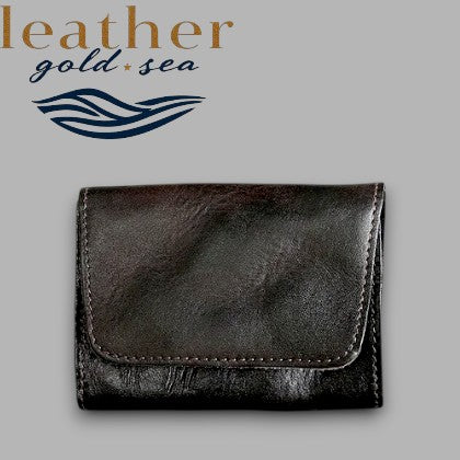 black leather wallet