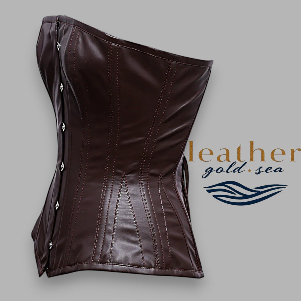 brown corset top