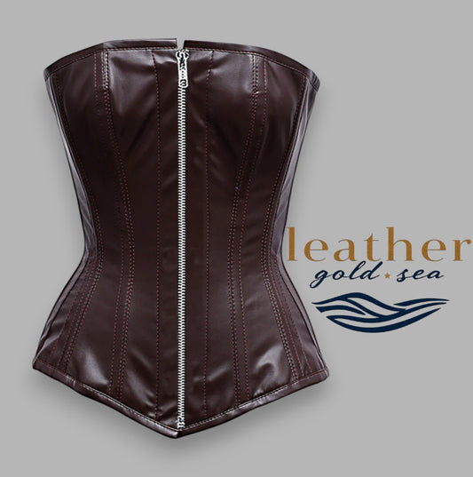 brown corset