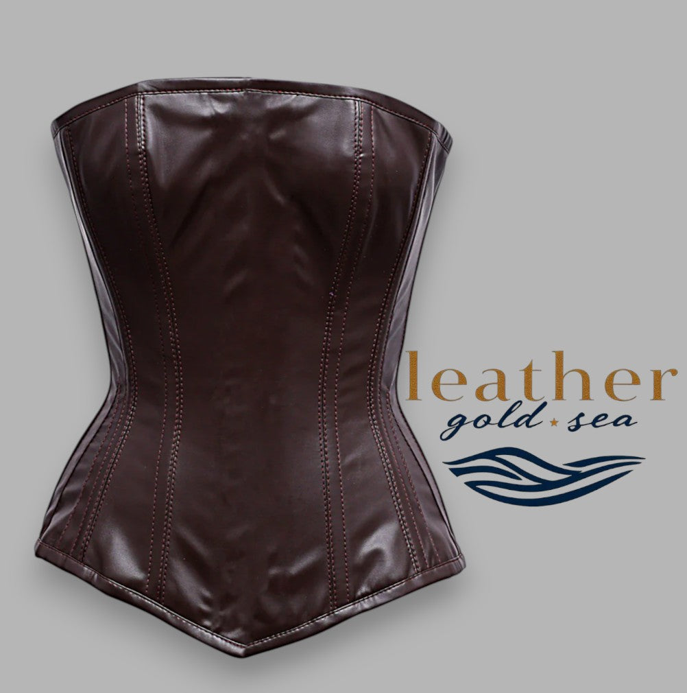 brown corset