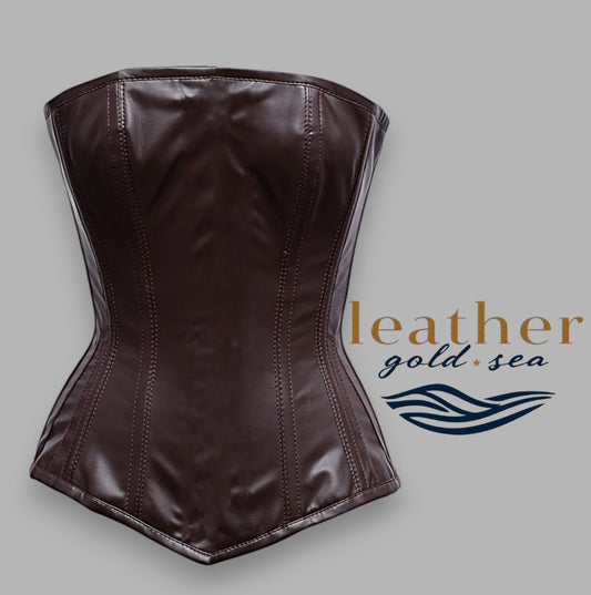 brown corset