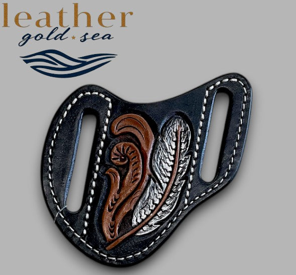 cowboy leather knife sheaths