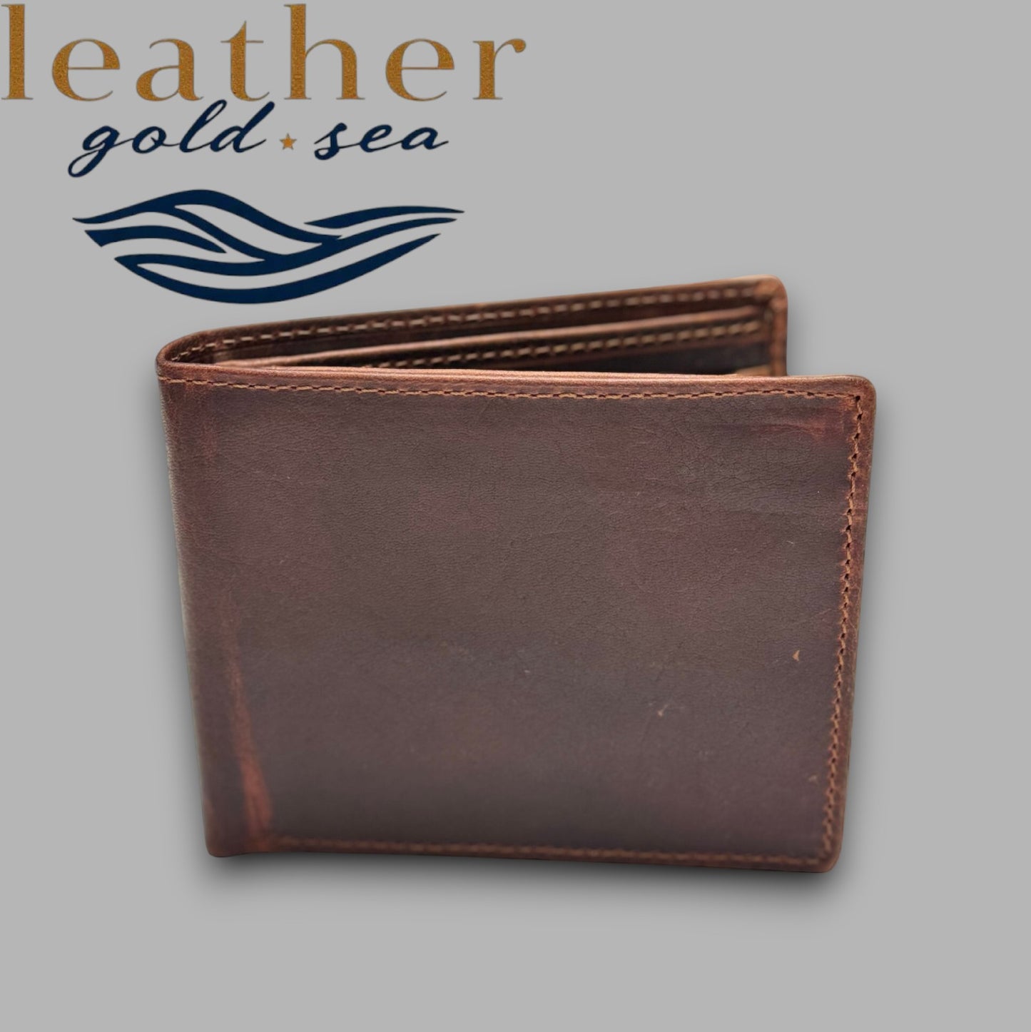 bifold leather wallet