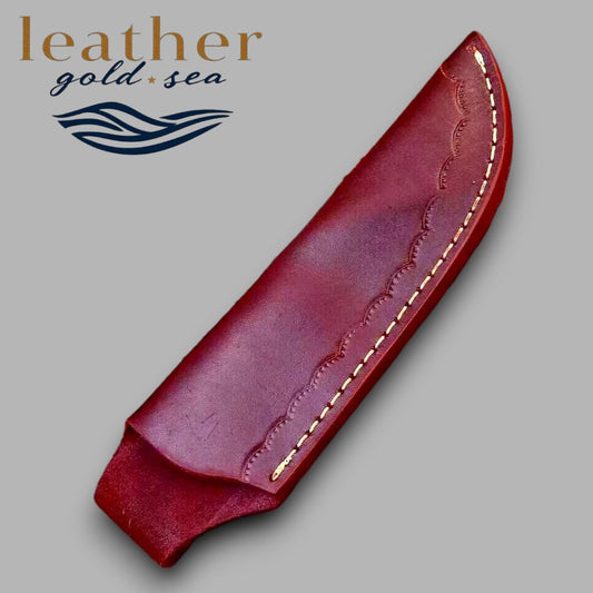 custom knife sheaths leather