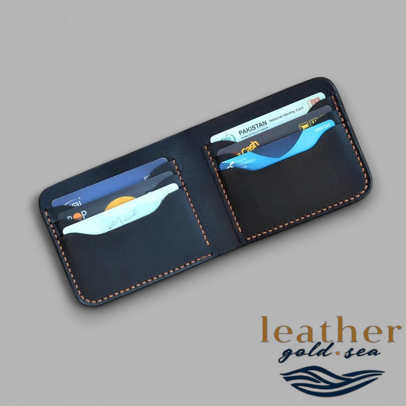 handmade leather wallet