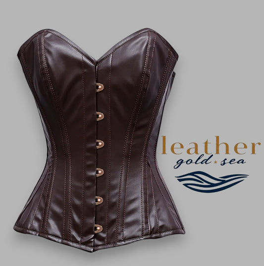 brown corset top
