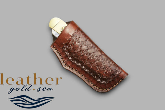 custom leather knife sheath