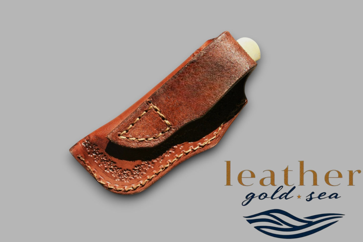 pocket knife sheath leather