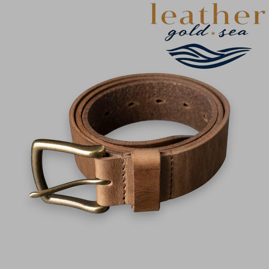 brown leather belts for men