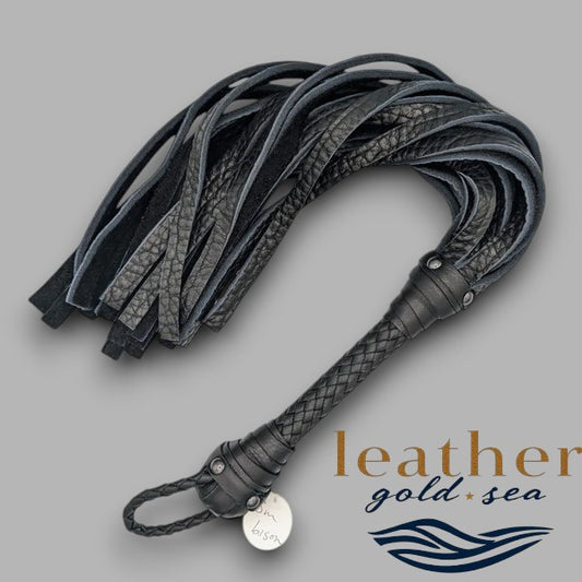 Black Leather Flogger
