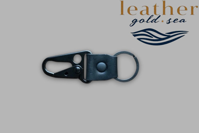 Handmade Key Fob Keychain Leather