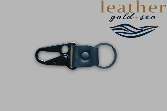 Handmade Key Fob Keychain Leather